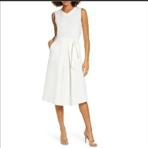 Elizabeth Crosby Tie Waisted Dress
